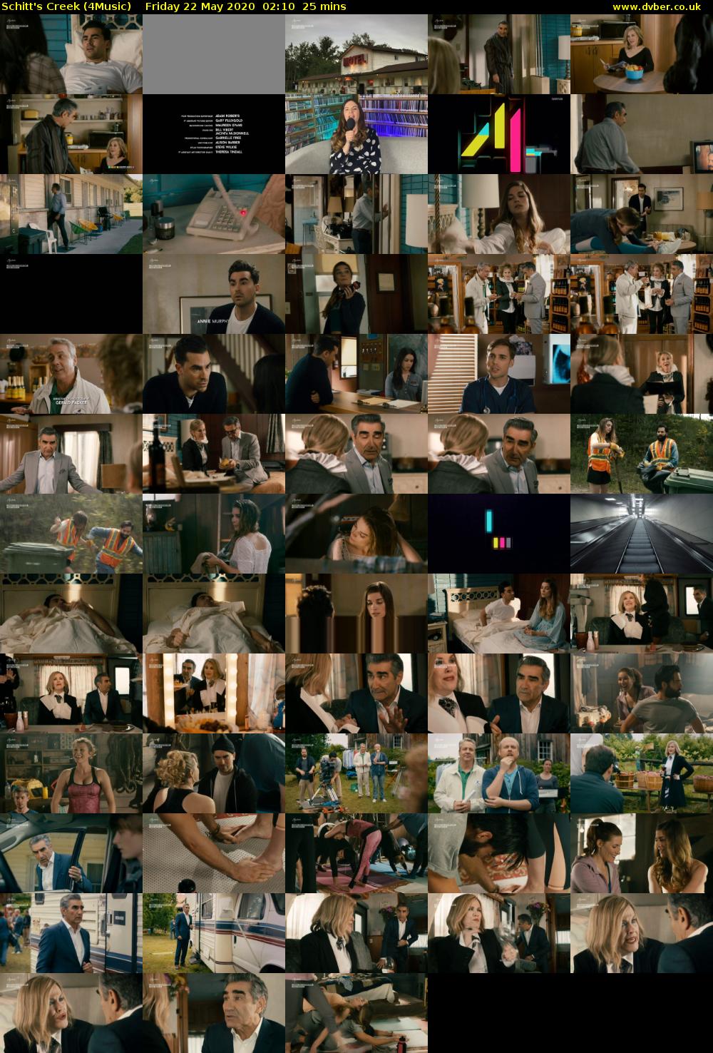 Schitt's Creek (4Music) Friday 22 May 2020 02:10 - 02:35