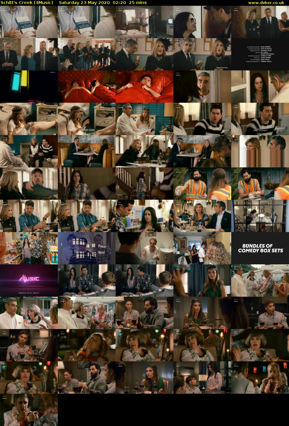 Schitt's Creek (4Music) Saturday 23 May 2020 02:20 - 02:45
