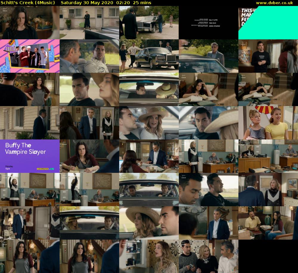 Schitt's Creek (4Music) Saturday 30 May 2020 02:20 - 02:45