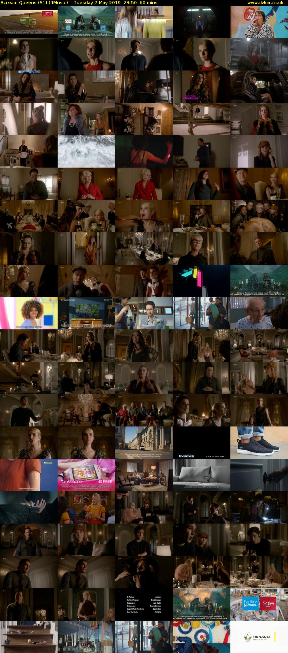 Scream Queens (S1) (4Music) Tuesday 7 May 2019 23:50 - 00:50
