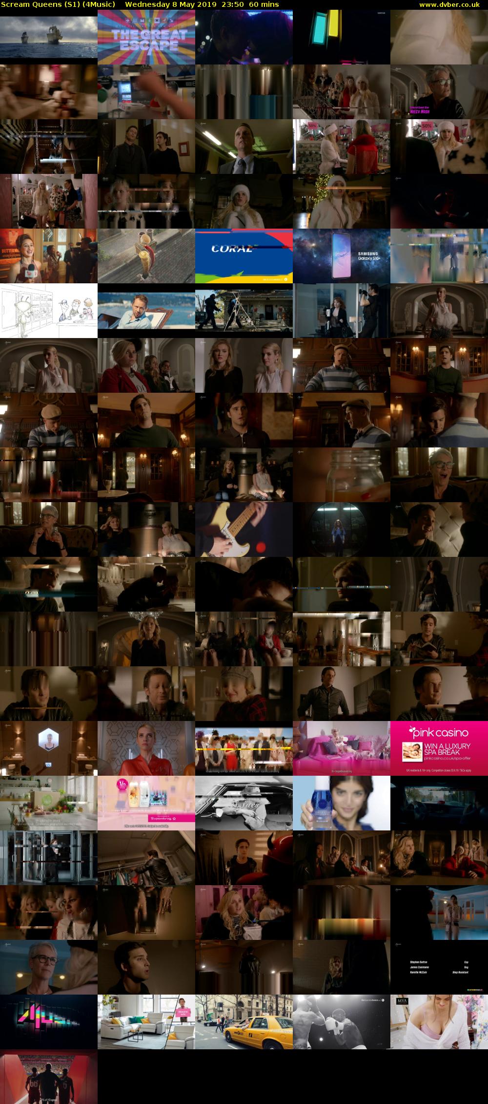 Scream Queens (S1) (4Music) Wednesday 8 May 2019 23:50 - 00:50