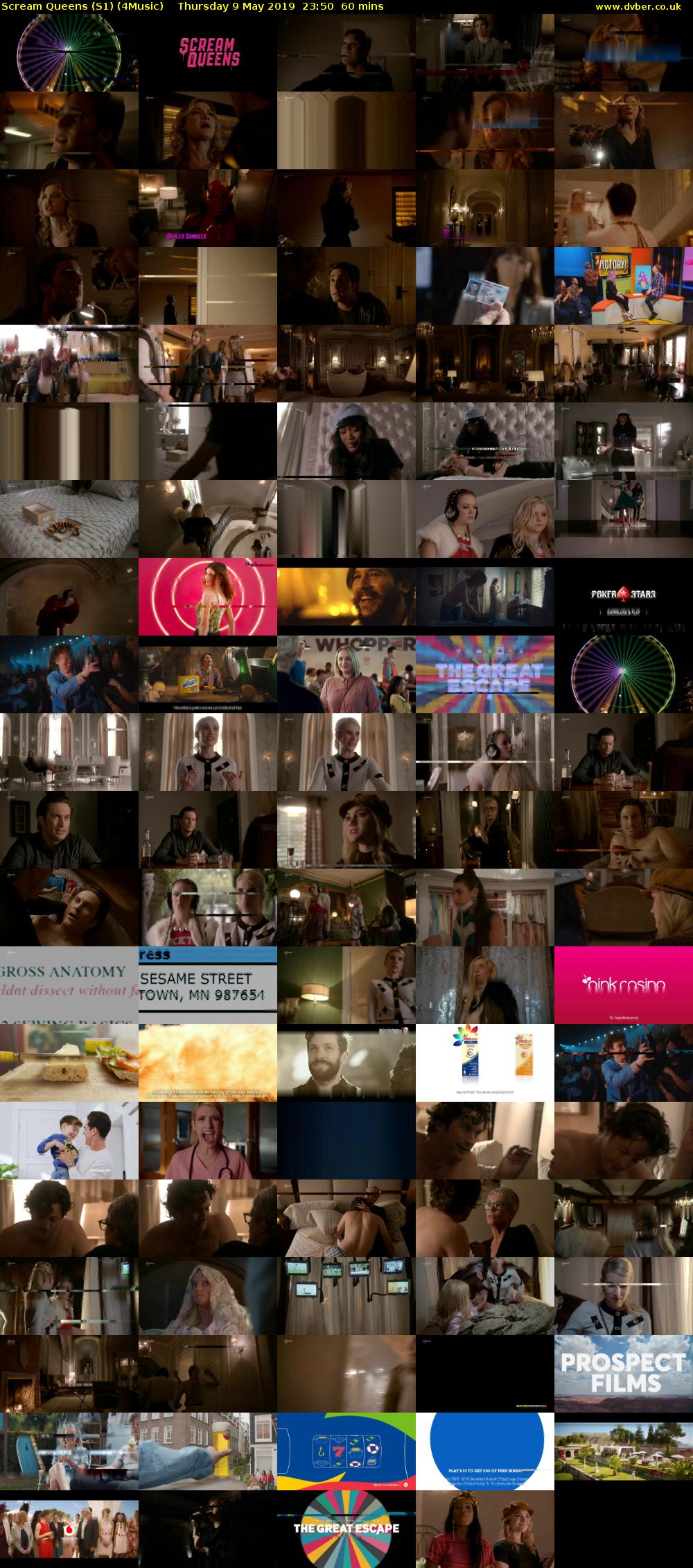 Scream Queens (S1) (4Music) Thursday 9 May 2019 23:50 - 00:50