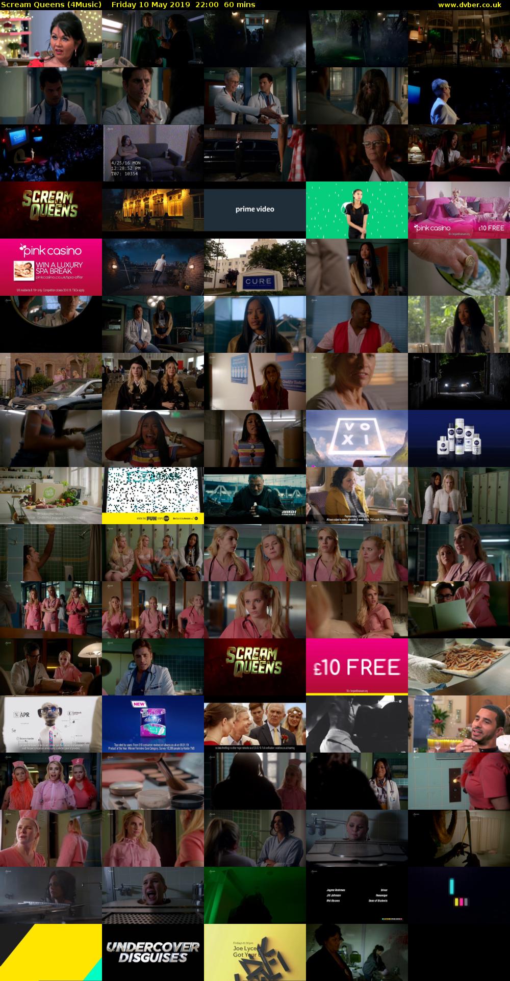 Scream Queens (4Music) Friday 10 May 2019 22:00 - 23:00