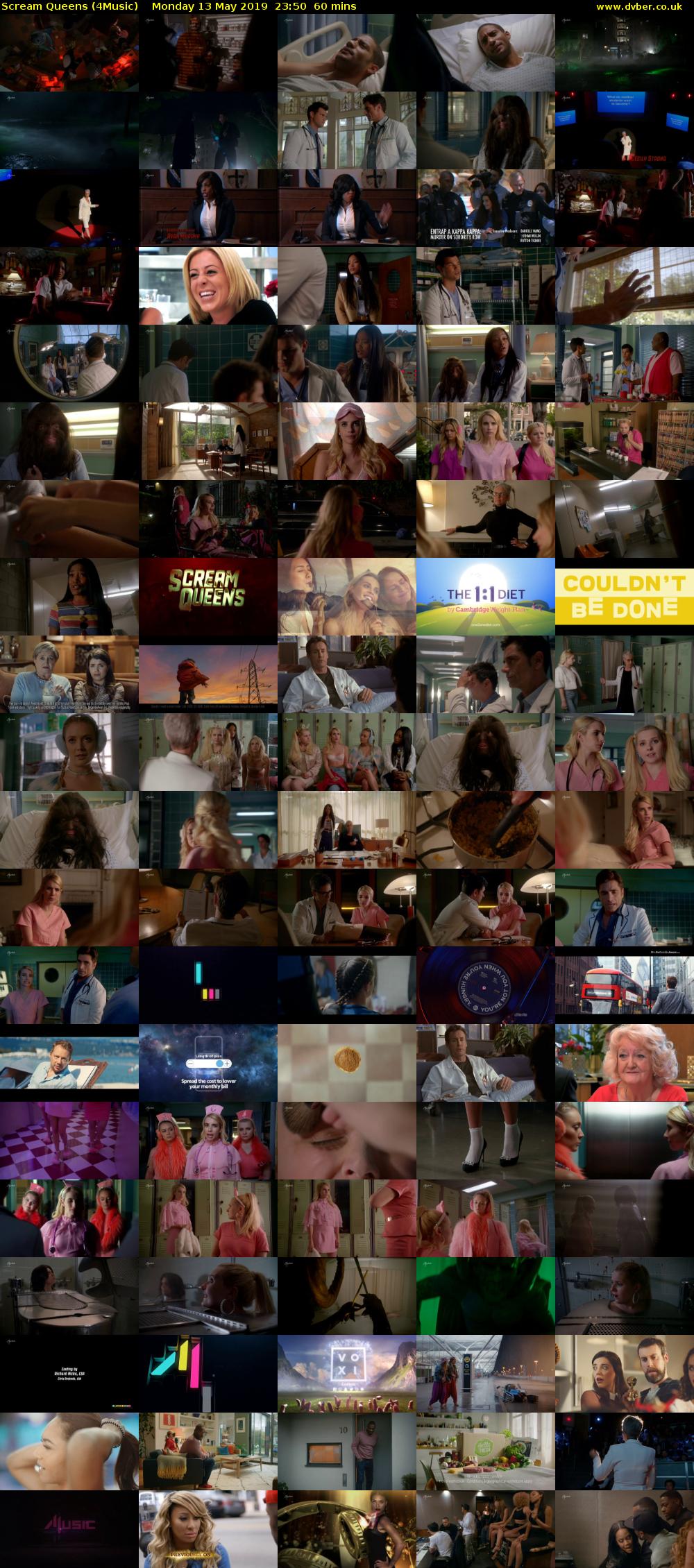 Scream Queens (4Music) Monday 13 May 2019 23:50 - 00:50