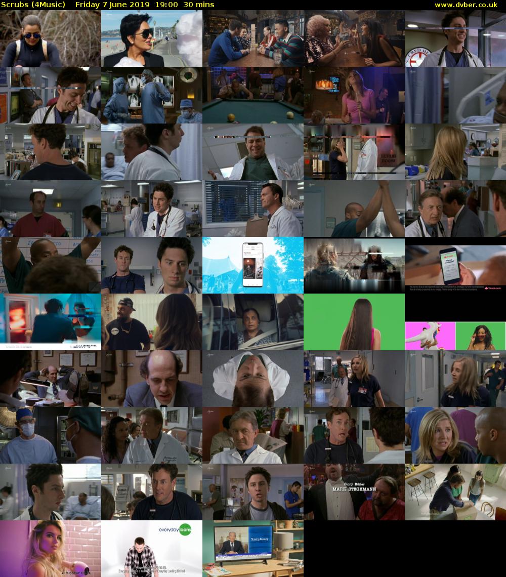 Scrubs (4Music) Friday 7 June 2019 19:00 - 19:30
