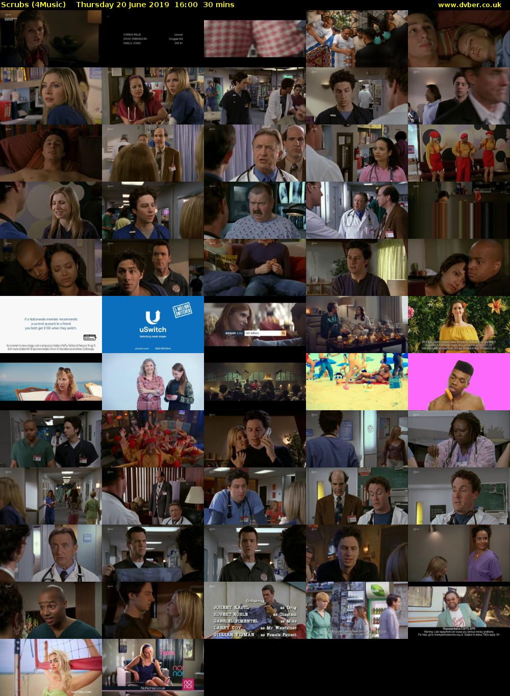 Scrubs (4Music) Thursday 20 June 2019 16:00 - 16:30