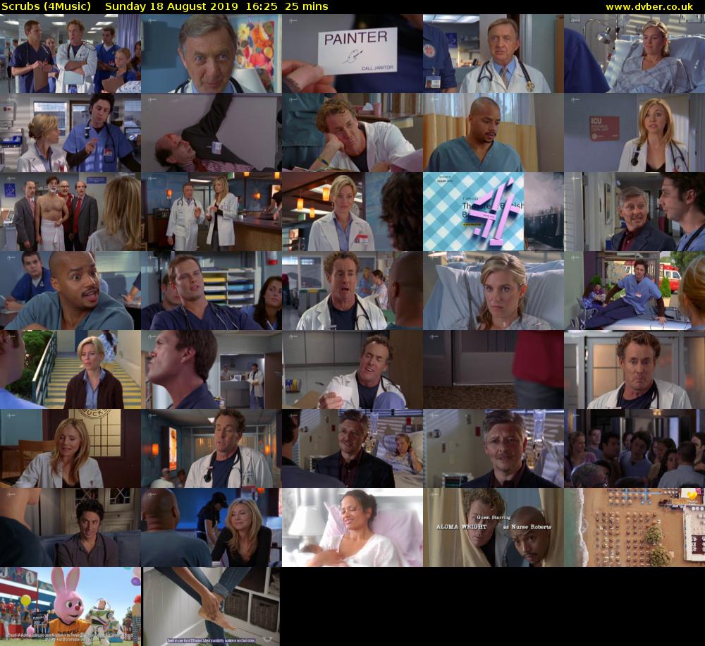 Scrubs (4Music) Sunday 18 August 2019 16:25 - 16:50