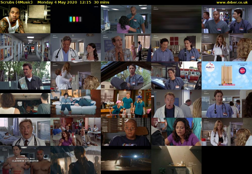 Scrubs (4Music) Monday 4 May 2020 12:15 - 12:45