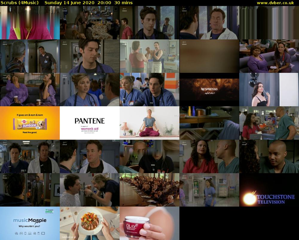 Scrubs (4Music) Sunday 14 June 2020 20:00 - 20:30