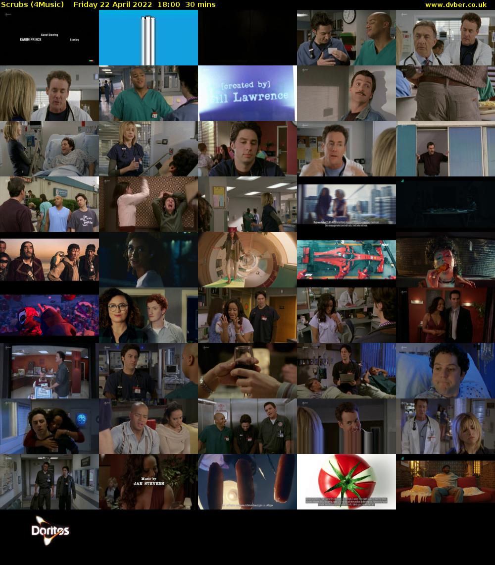 Scrubs (4Music) Friday 22 April 2022 18:00 - 18:30