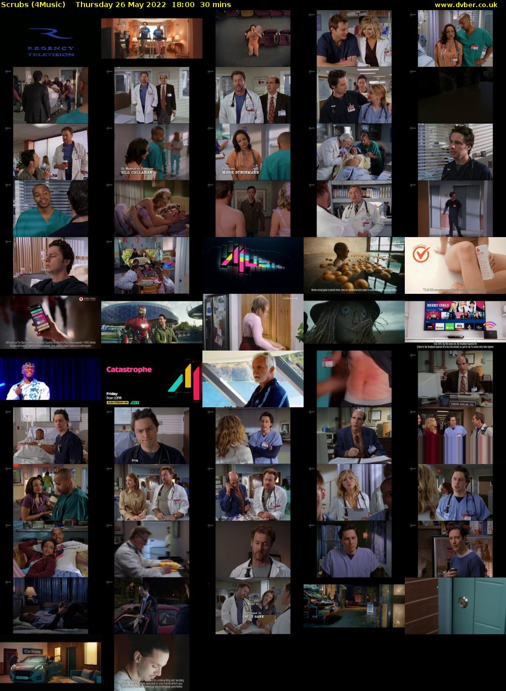 Scrubs (4Music) Thursday 26 May 2022 18:00 - 18:30