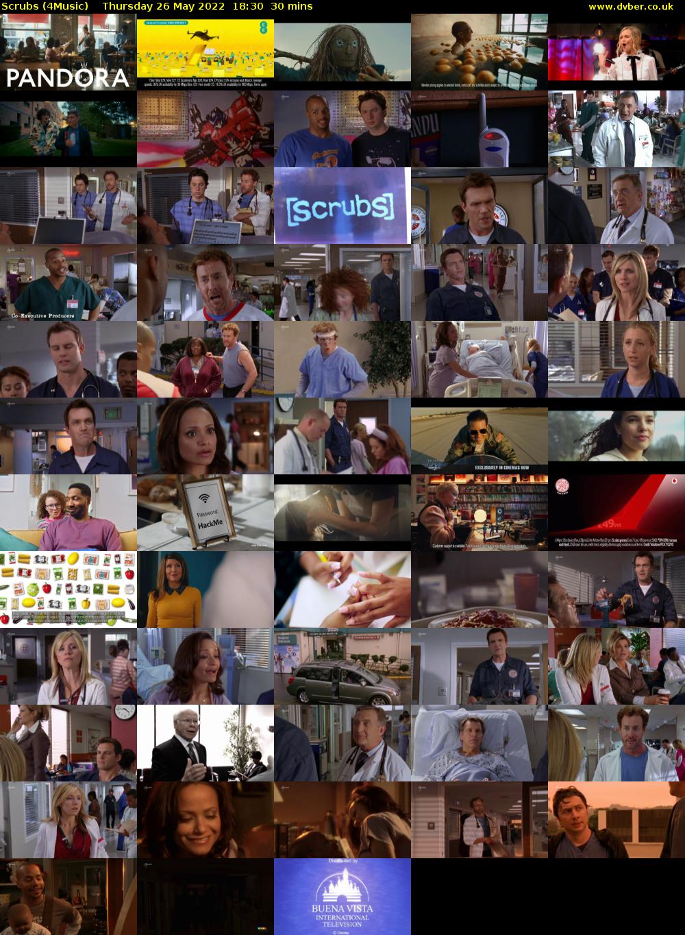 Scrubs (4Music) Thursday 26 May 2022 18:30 - 19:00