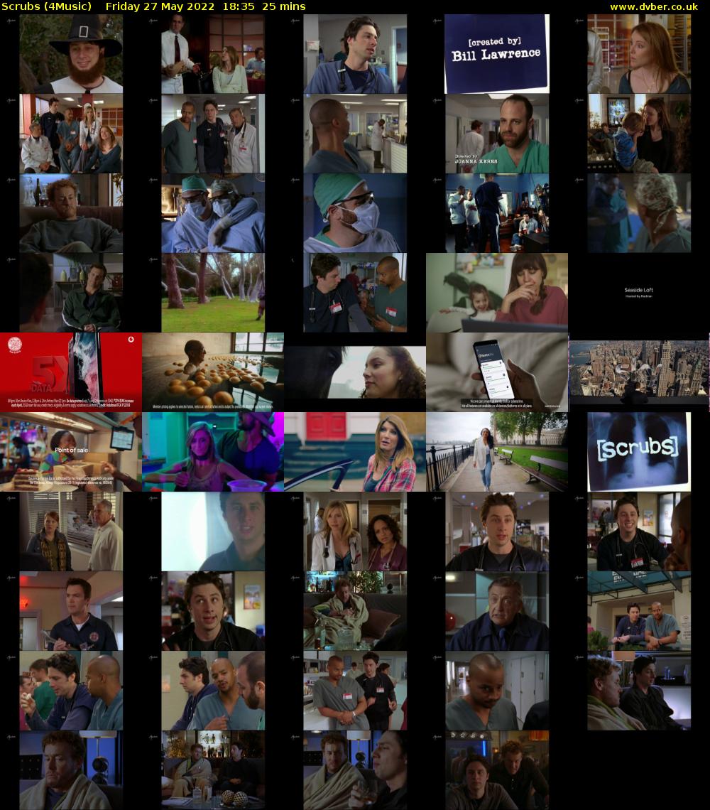 Scrubs (4Music) Friday 27 May 2022 18:35 - 19:00