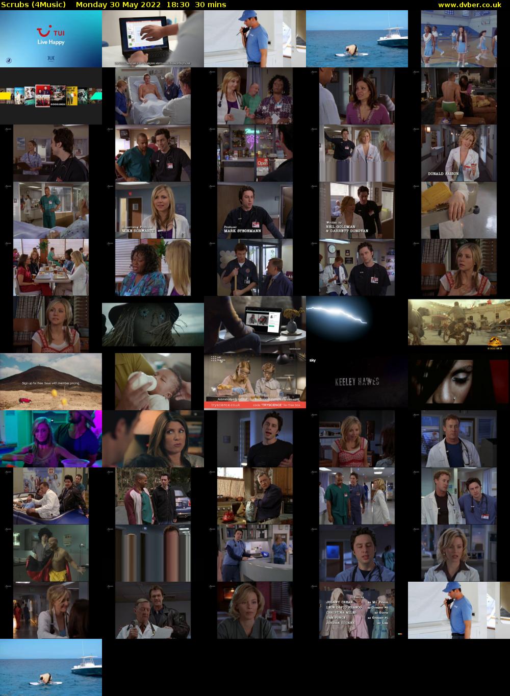 Scrubs (4Music) Monday 30 May 2022 18:30 - 19:00