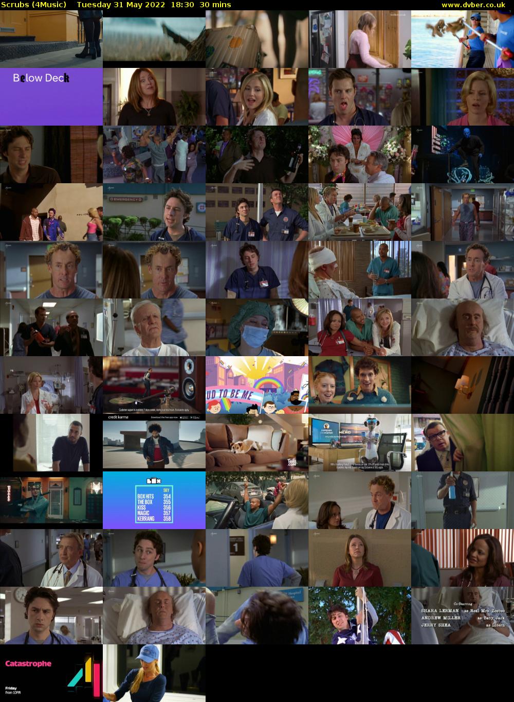 Scrubs (4Music) Tuesday 31 May 2022 18:30 - 19:00