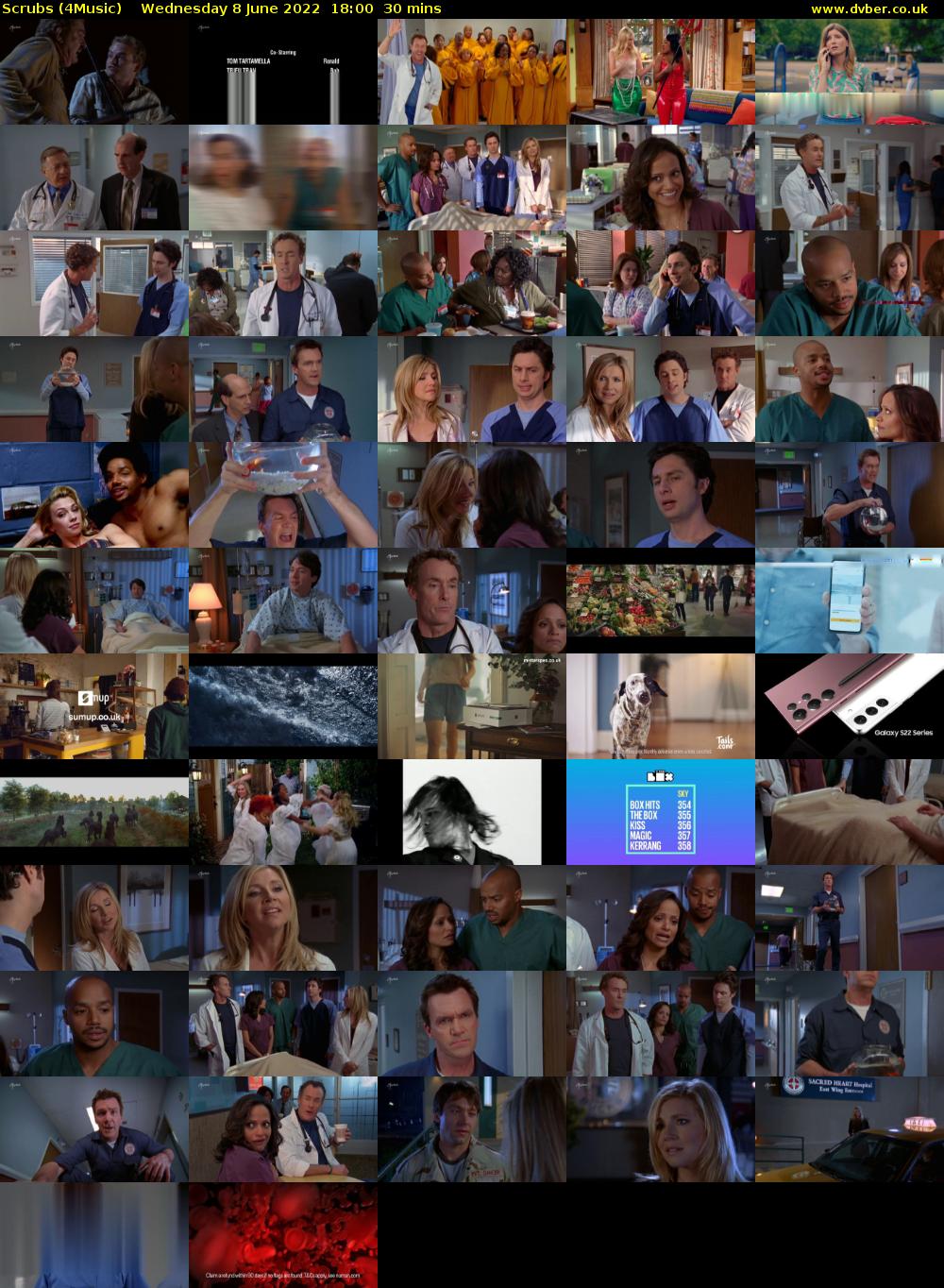 Scrubs (4Music) Wednesday 8 June 2022 18:00 - 18:30
