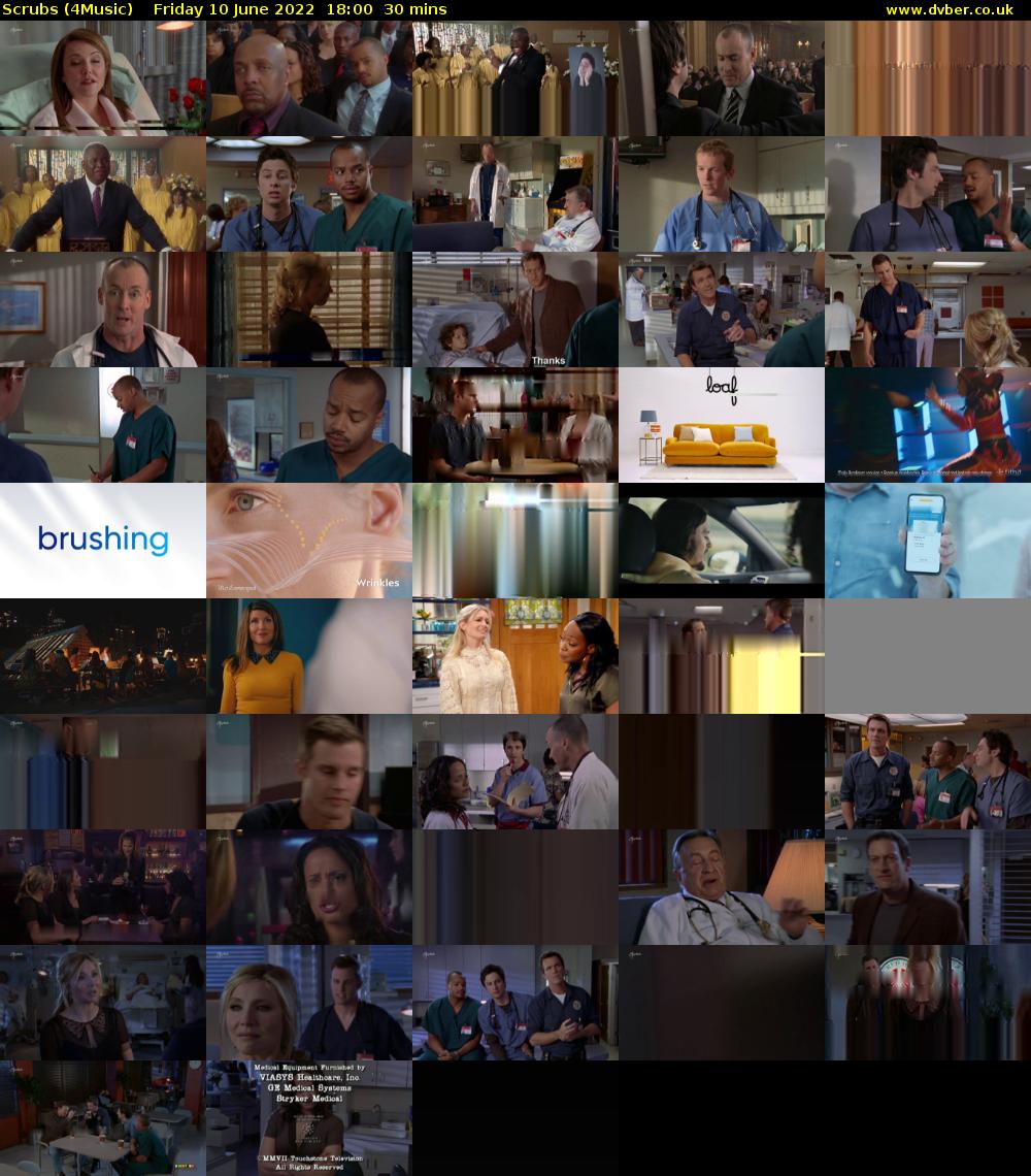 Scrubs (4Music) Friday 10 June 2022 18:00 - 18:30