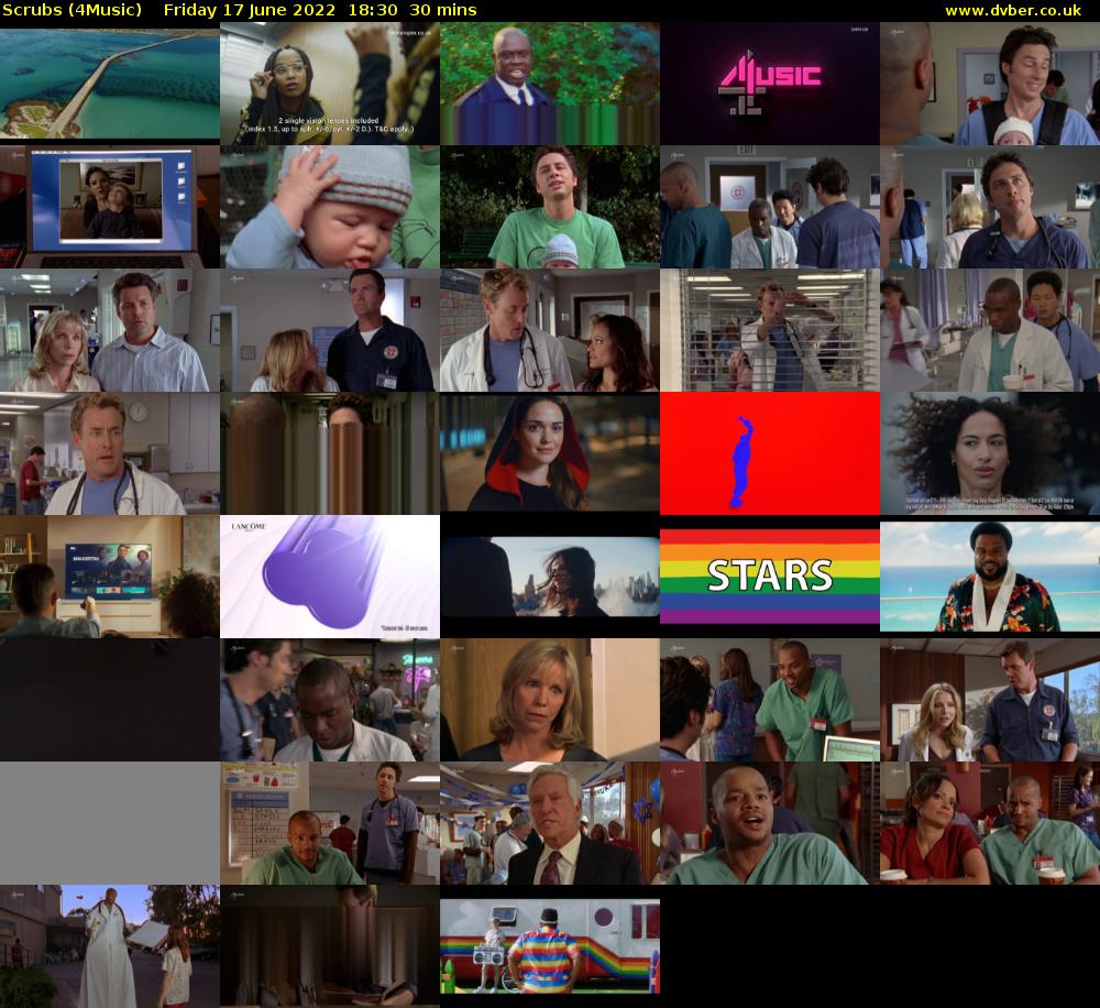 Scrubs (4Music) Friday 17 June 2022 18:30 - 19:00