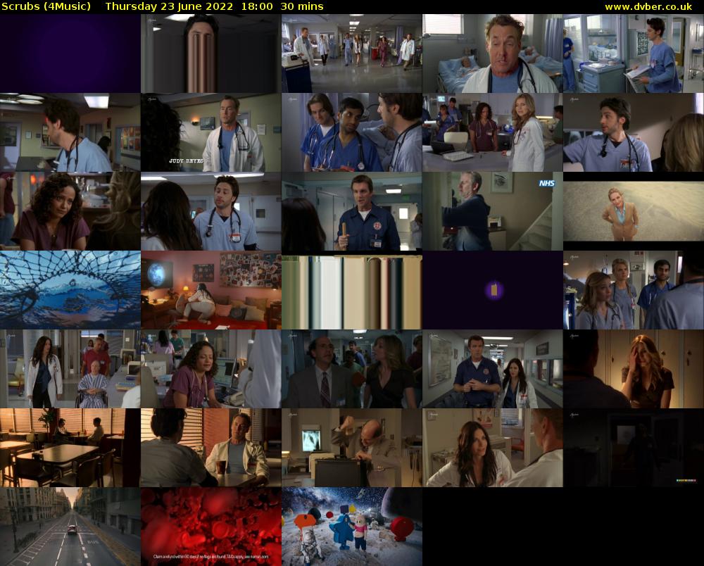 Scrubs (4Music) Thursday 23 June 2022 18:00 - 18:30