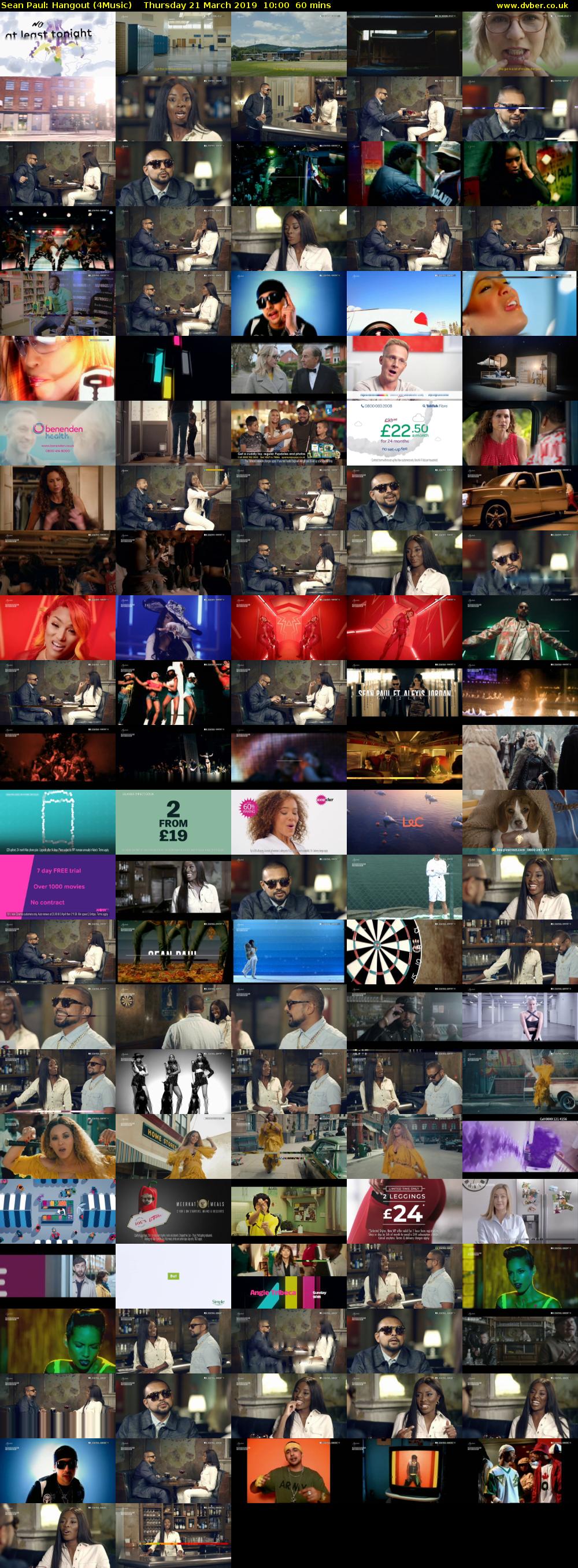 Sean Paul: Hangout (4Music) Thursday 21 March 2019 10:00 - 11:00