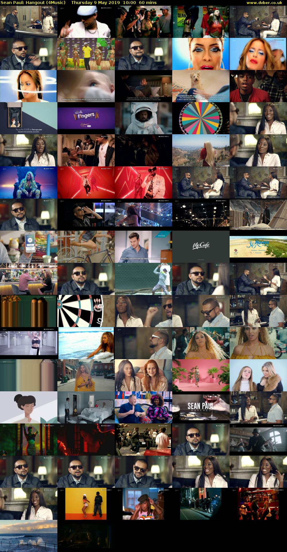Sean Paul: Hangout (4Music) Thursday 9 May 2019 10:00 - 11:00