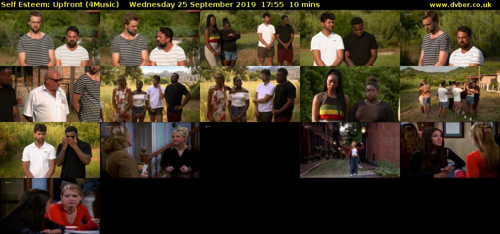 Self Esteem: Upfront (4Music) Wednesday 25 September 2019 17:55 - 18:05
