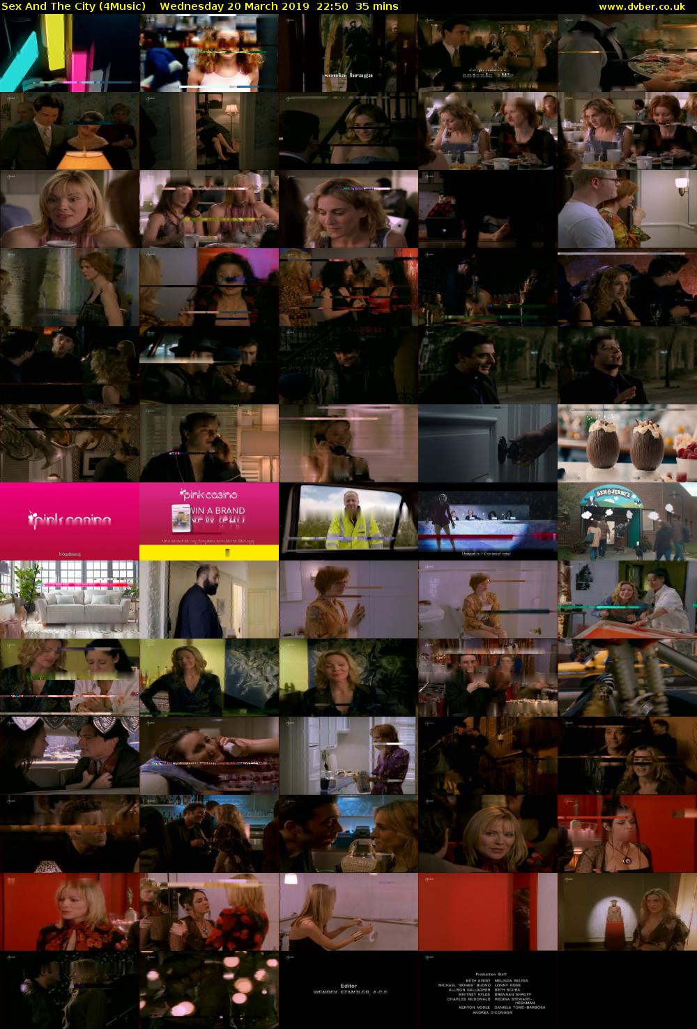 Sex And The City (4Music) Wednesday 20 March 2019 22:50 - 23:25
