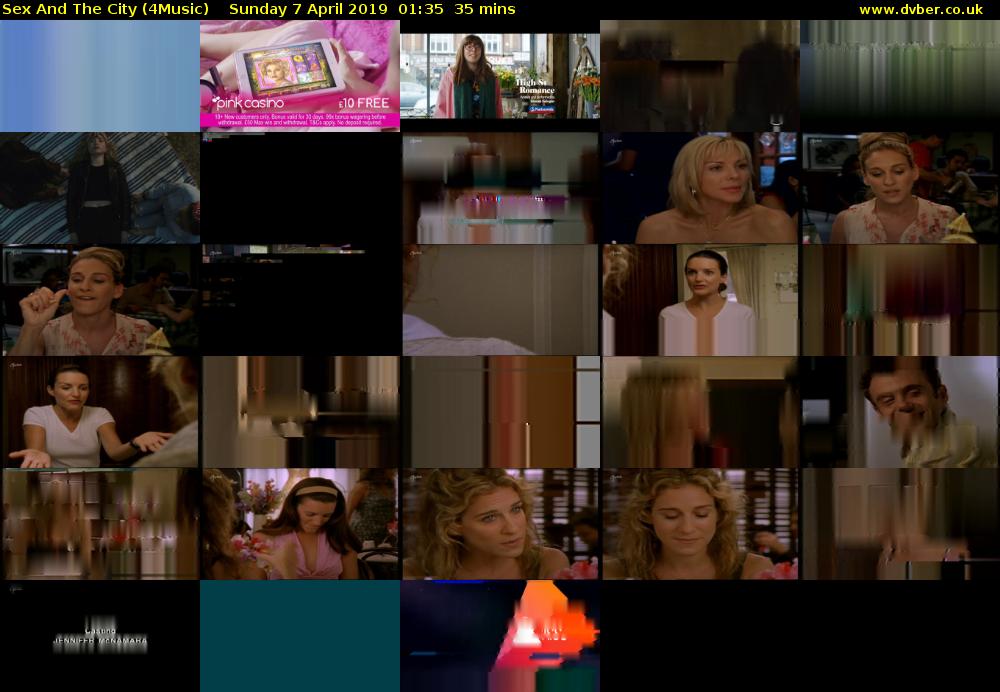 Sex And The City (4Music) Sunday 7 April 2019 01:35 - 02:10