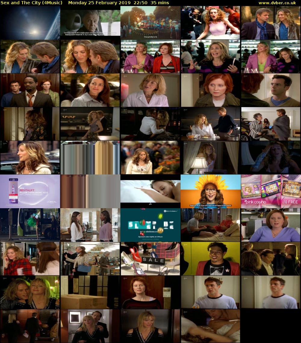 Sex and The City (4Music) Monday 25 February 2019 22:50 - 23:25