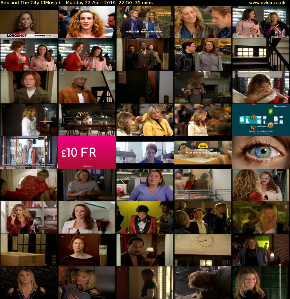 Sex and The City (4Music) Monday 22 April 2019 22:50 - 23:25