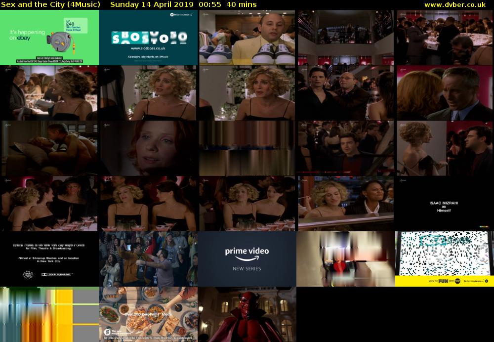 Sex and the City (4Music) Sunday 14 April 2019 00:55 - 01:35
