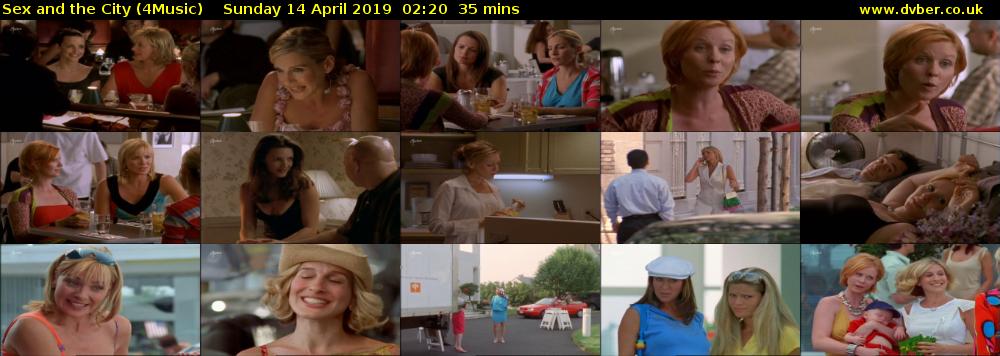 Sex and the City (4Music) Sunday 14 April 2019 02:20 - 02:55