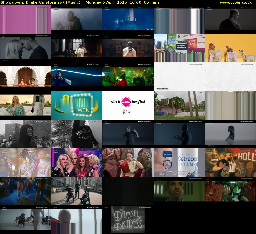 Showdown: Drake Vs Stormzy (4Music) Monday 6 April 2020 10:00 - 11:00