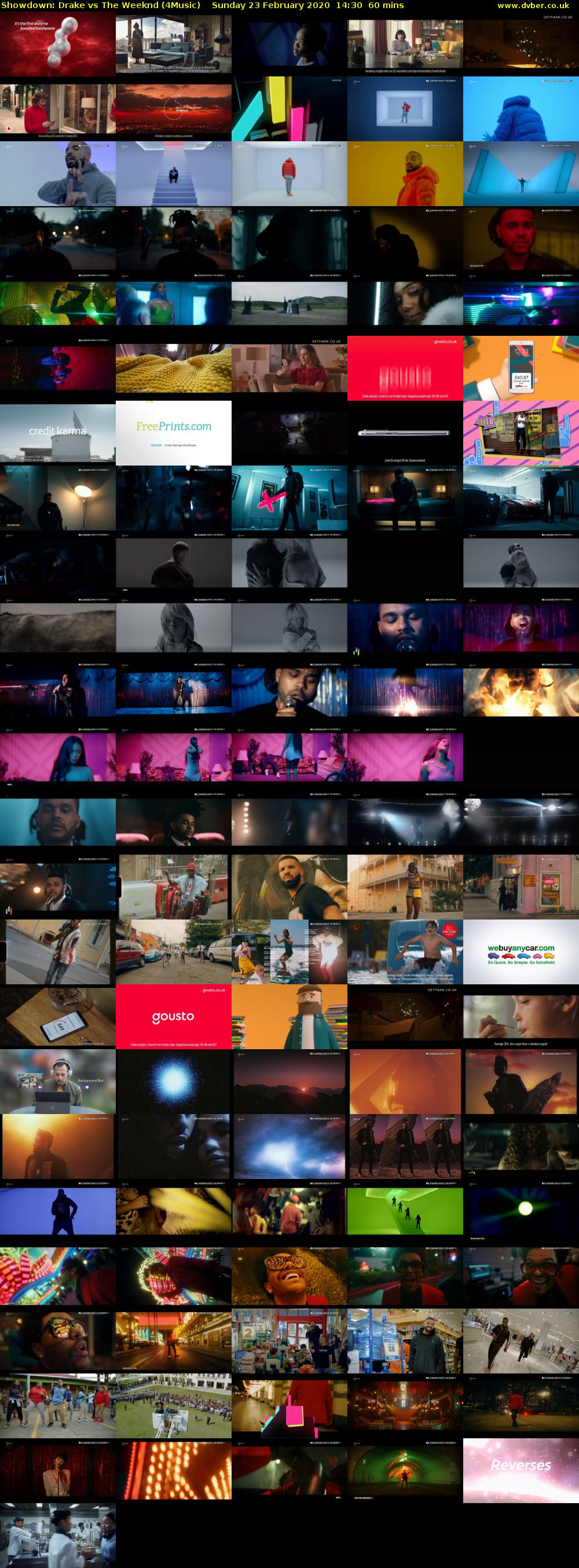 Showdown: Drake vs The Weeknd (4Music) Sunday 23 February 2020 14:30 - 15:30