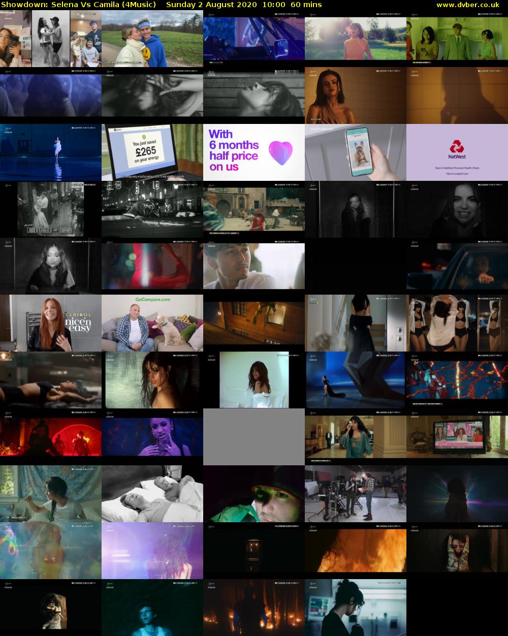 Showdown: Selena Vs Camila (4Music) Sunday 2 August 2020 10:00 - 11:00