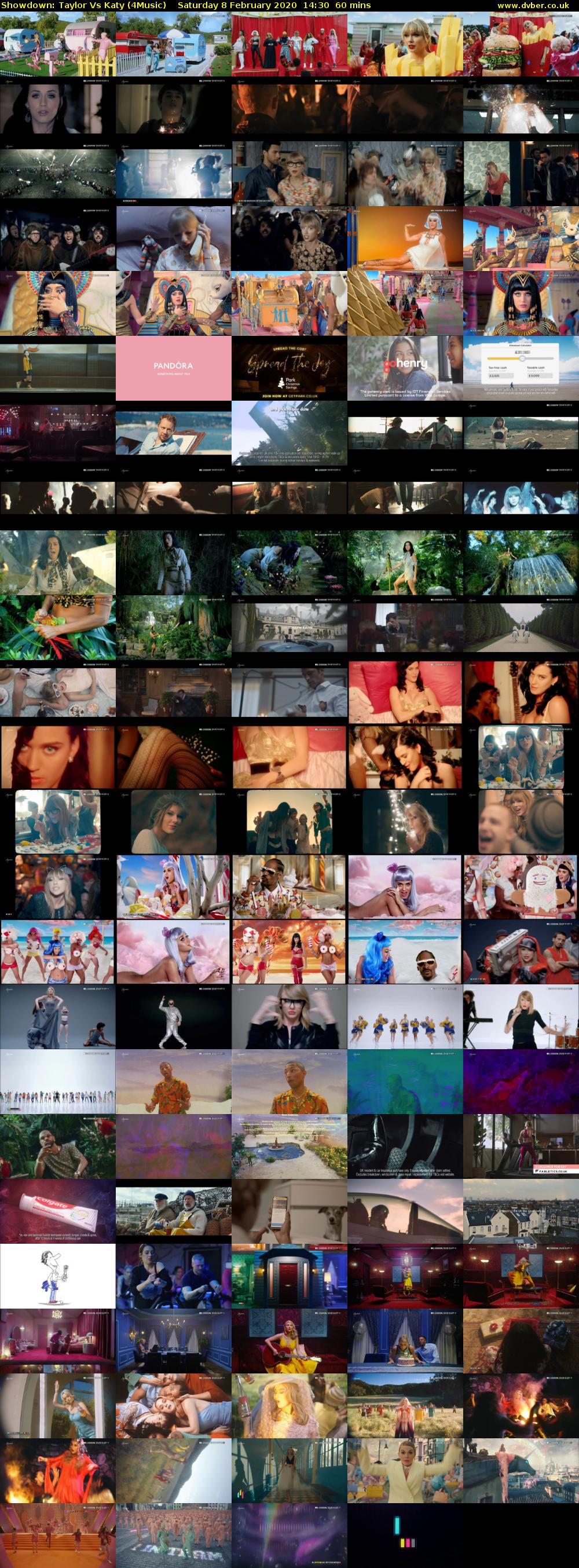 Showdown: Taylor Vs Katy (4Music) Saturday 8 February 2020 14:30 - 15:30