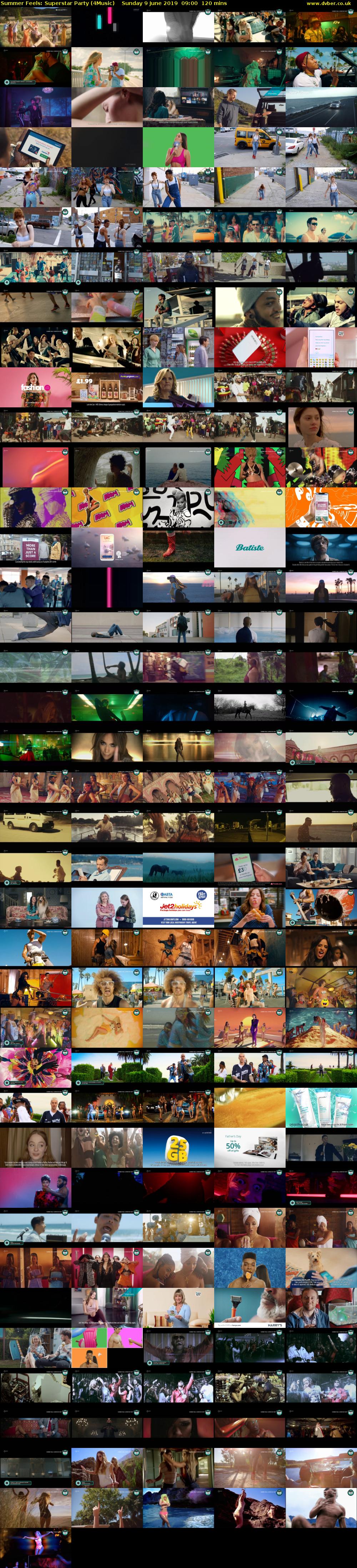 Summer Feels: Superstar Party (4Music) Sunday 9 June 2019 09:00 - 11:00