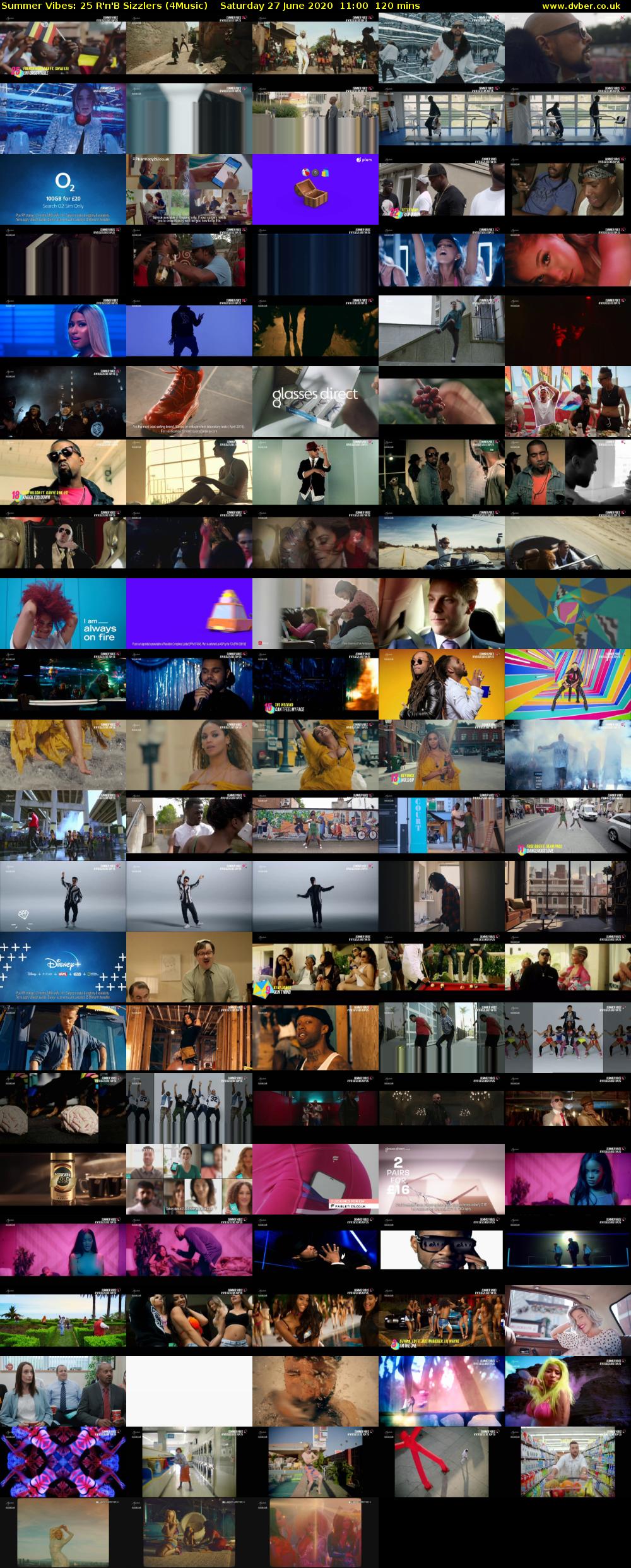 Summer Vibes: 25 R'n'B Sizzlers (4Music) Saturday 27 June 2020 11:00 - 13:00