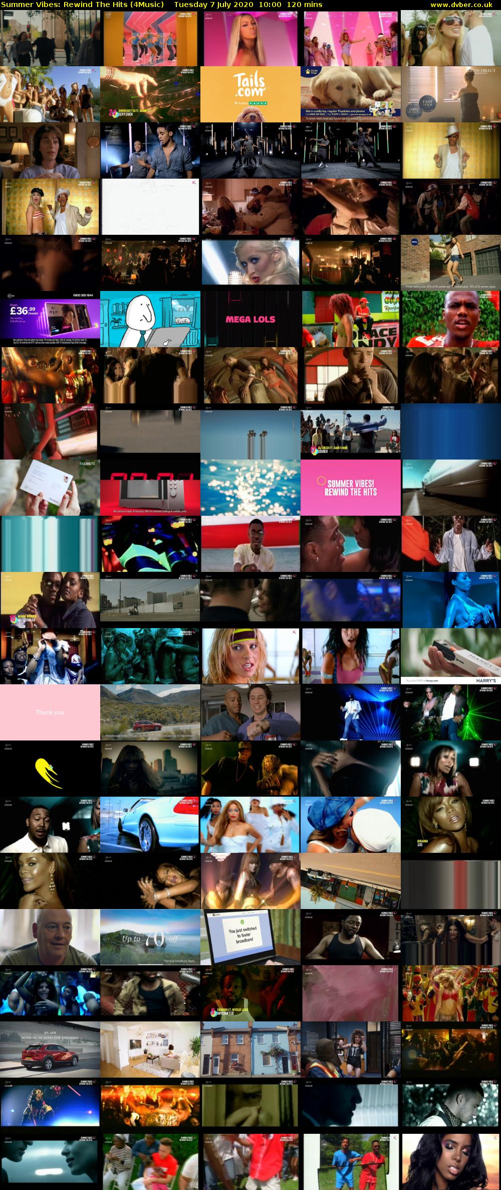 Summer Vibes: Rewind The Hits (4Music) Tuesday 7 July 2020 10:00 - 12:00