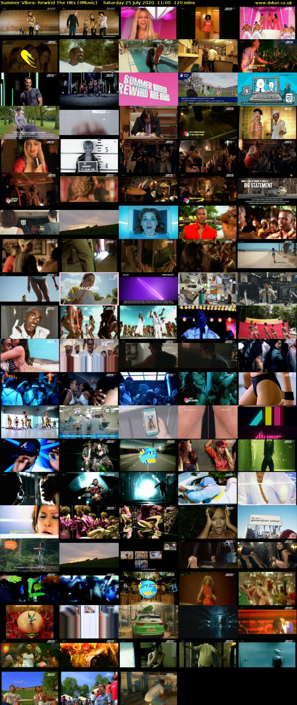 Summer Vibes: Rewind The Hits (4Music) Saturday 25 July 2020 11:00 - 13:00