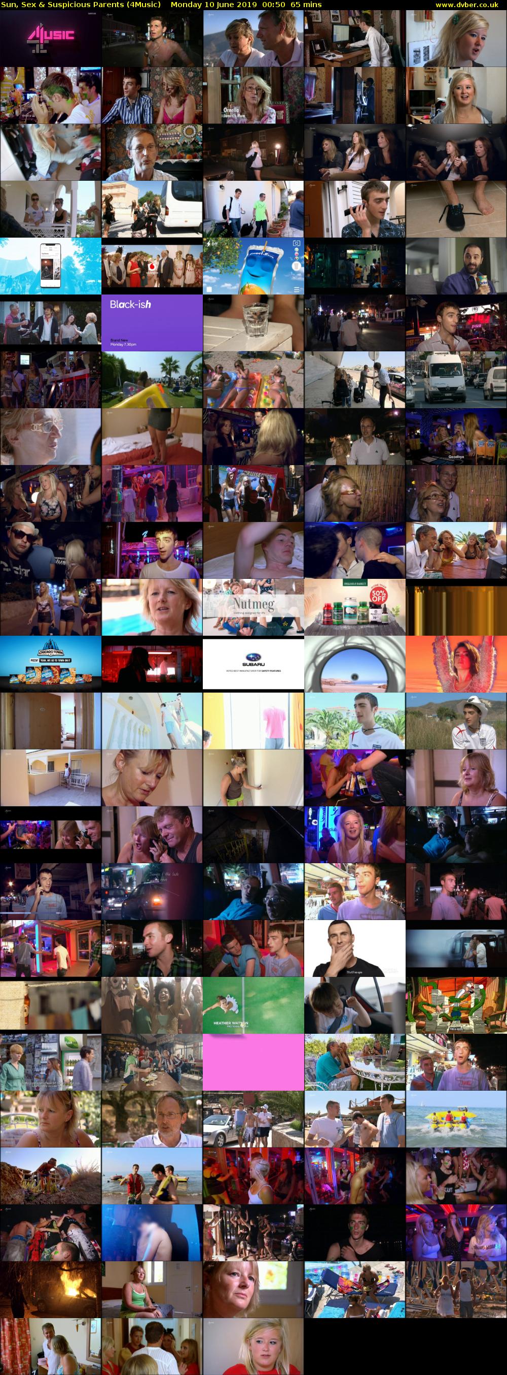 Sun, Sex & Suspicious Parents (4Music) Monday 10 June 2019 00:50 - 01:55