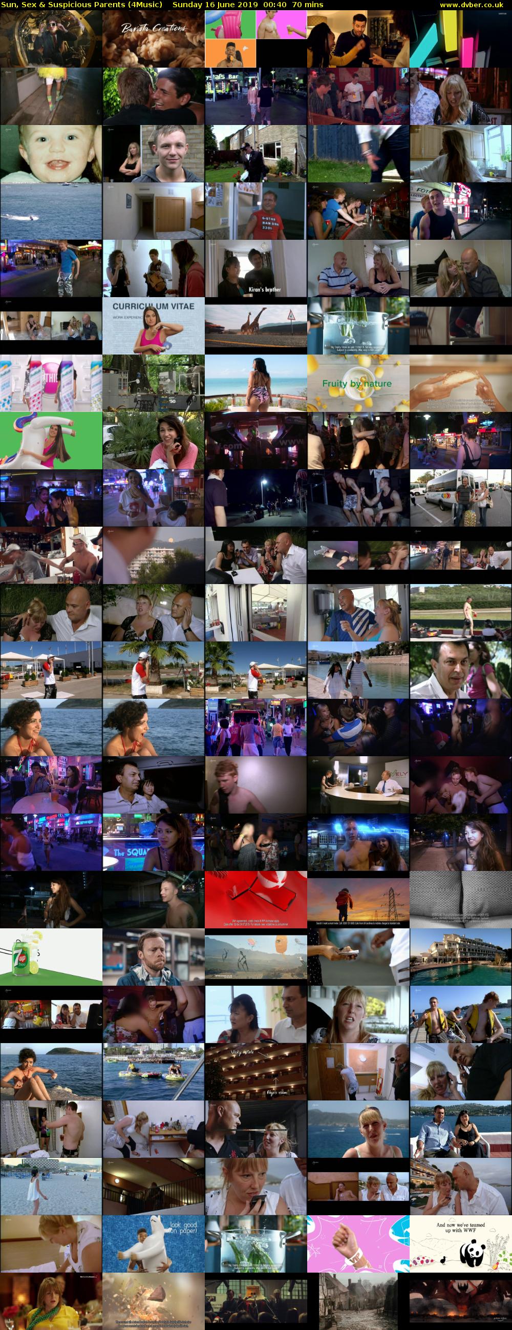 Sun, Sex & Suspicious Parents (4Music) Sunday 16 June 2019 00:40 - 01:50