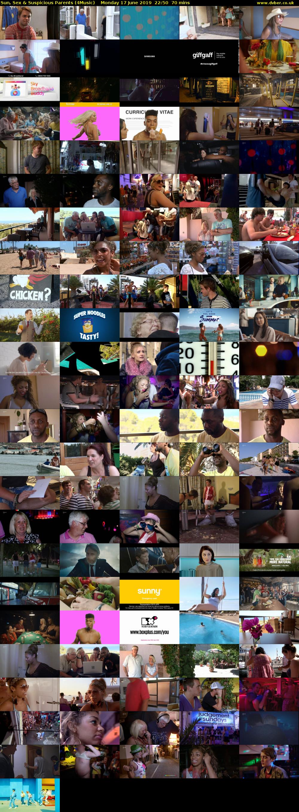 Sun, Sex & Suspicious Parents (4Music) Monday 17 June 2019 22:50 - 00:00