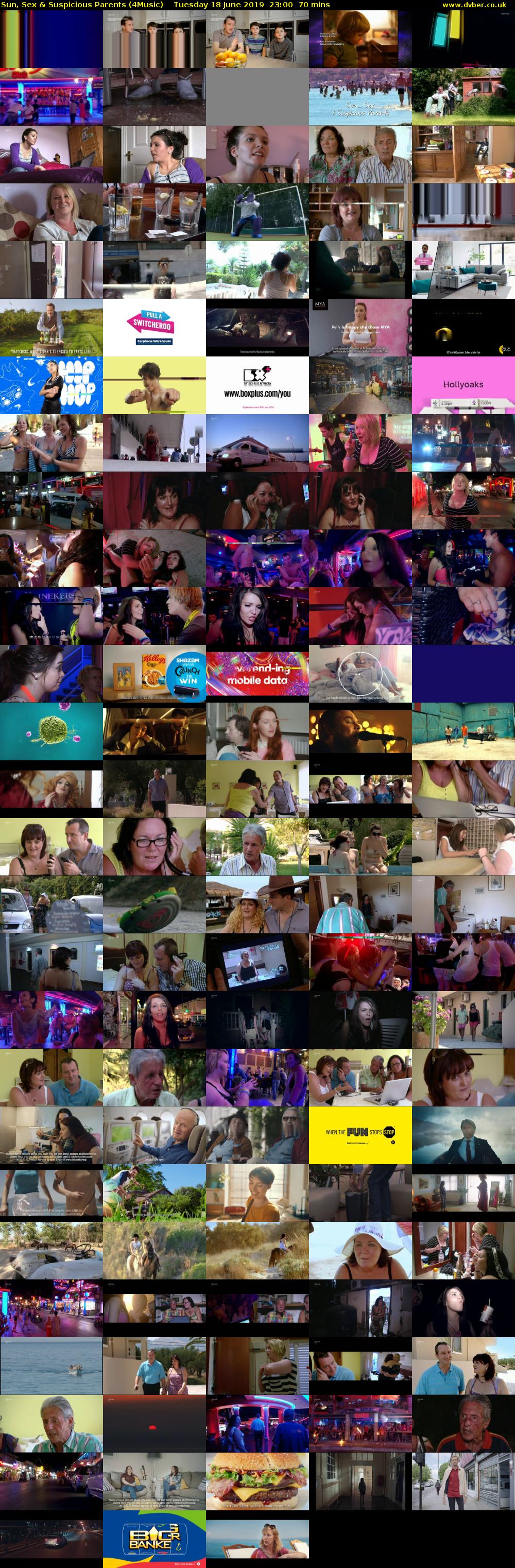 Sun, Sex & Suspicious Parents (4Music) Tuesday 18 June 2019 23:00 - 00:10