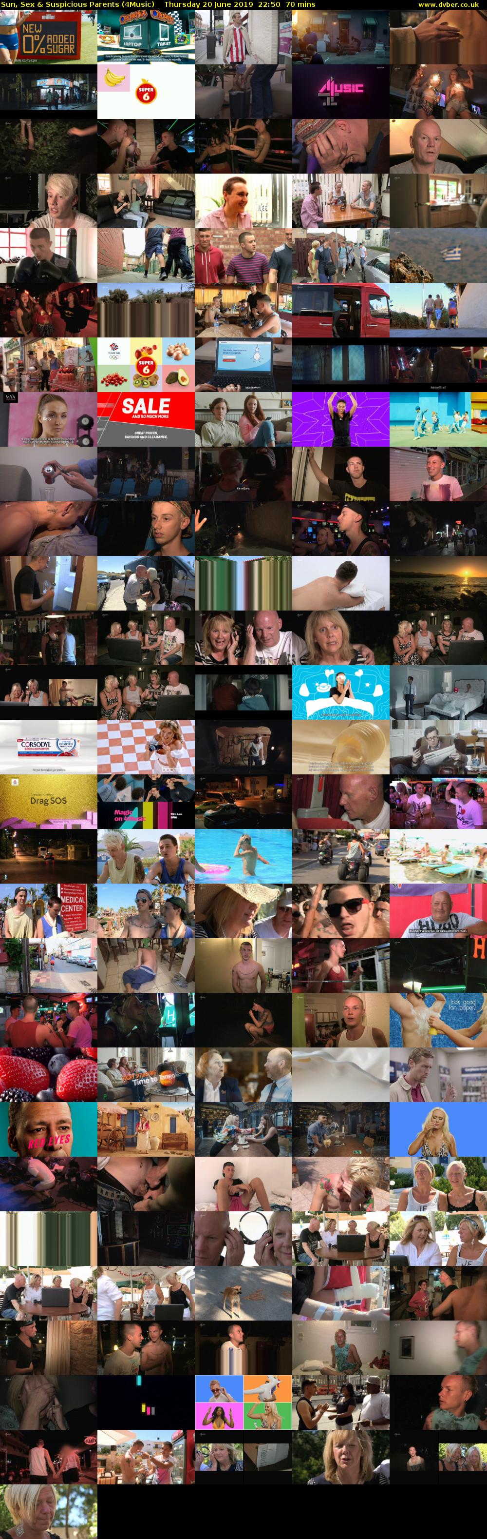 Sun, Sex & Suspicious Parents (4Music) Thursday 20 June 2019 22:50 - 00:00