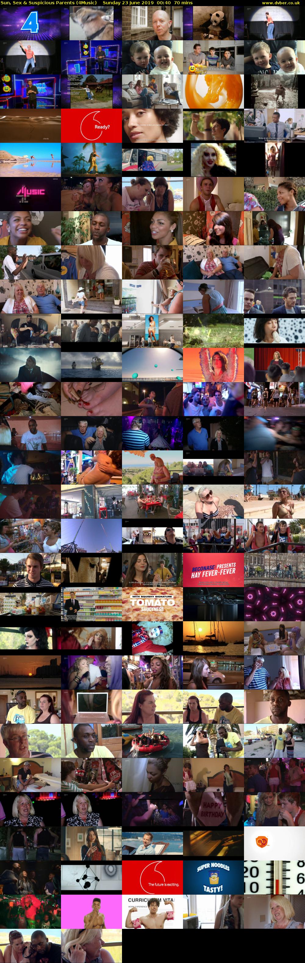 Sun, Sex & Suspicious Parents (4Music) Sunday 23 June 2019 00:40 - 01:50