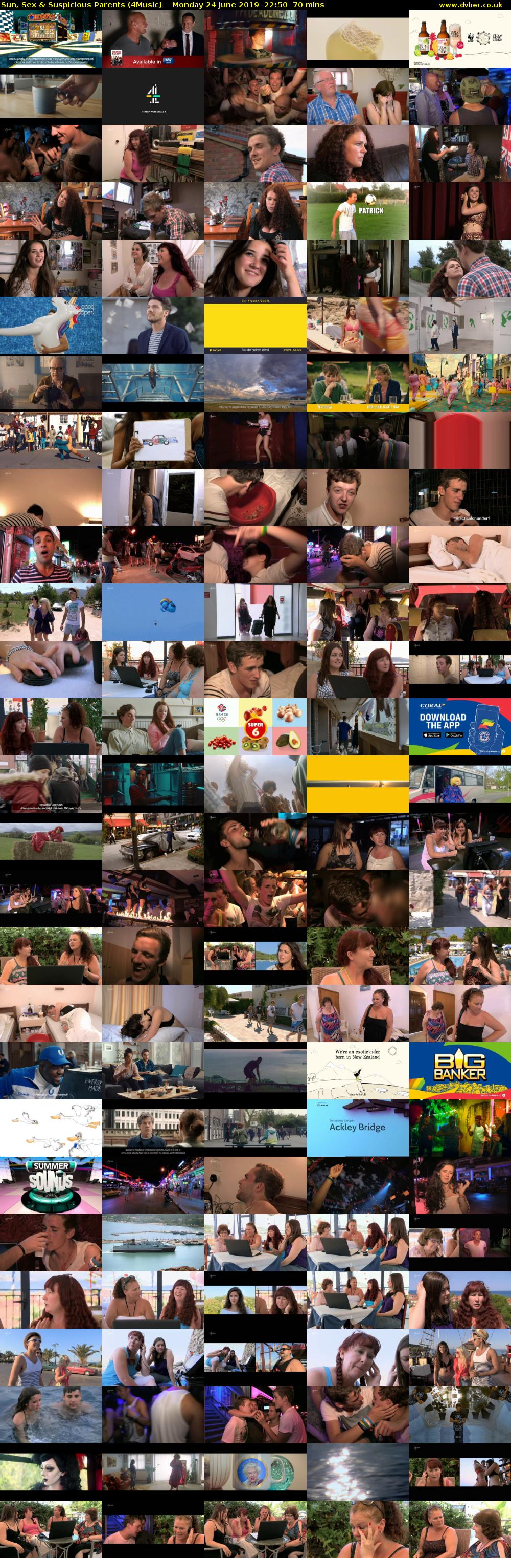 Sun, Sex & Suspicious Parents (4Music) Monday 24 June 2019 22:50 - 00:00