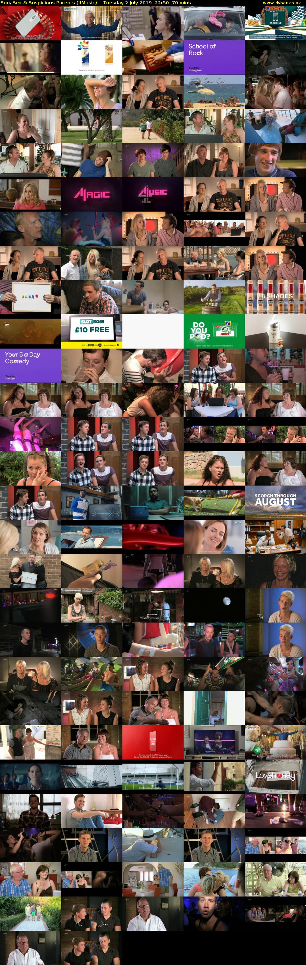 Sun, Sex & Suspicious Parents (4Music) Tuesday 2 July 2019 22:50 - 00:00