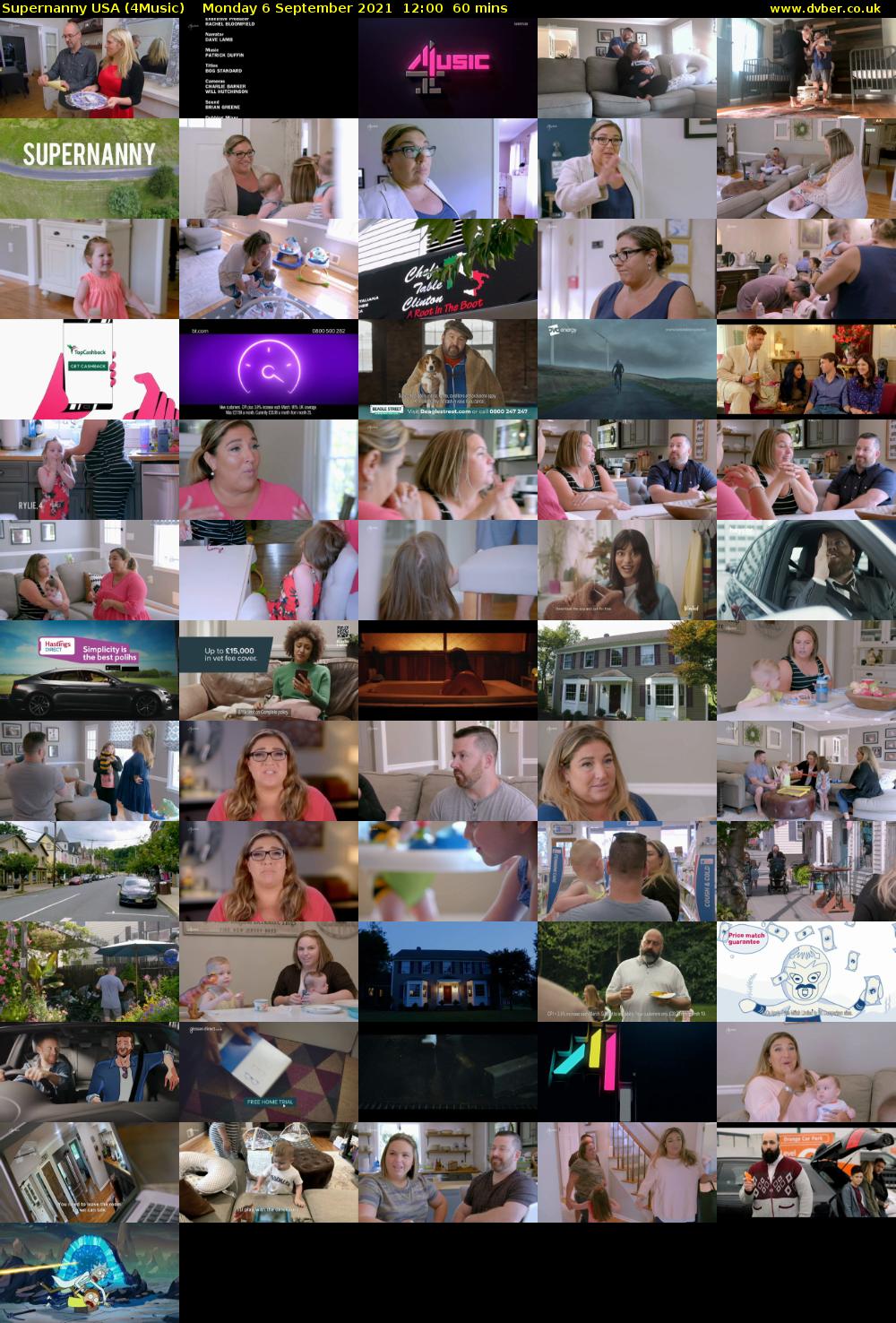 Supernanny USA (4Music) Monday 6 September 2021 13:00 - 14:00