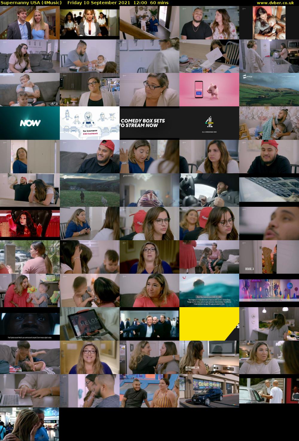 Supernanny USA (4Music) Friday 10 September 2021 13:00 - 14:00